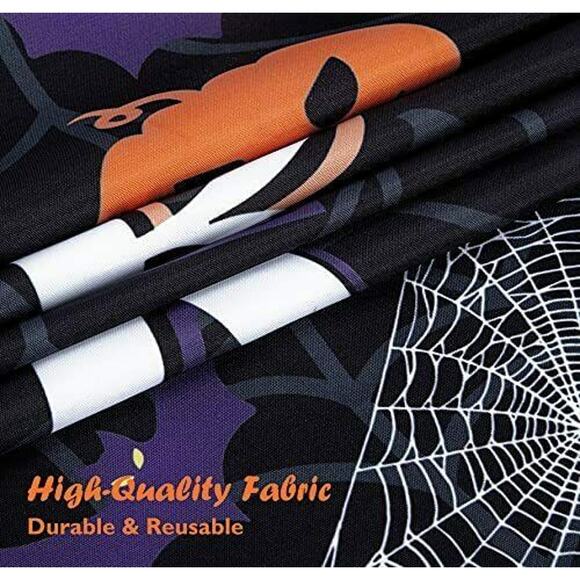 Halloween Outdoor Decorations, Halloween Banner for Front Door, Welcome Hanging - Picture 10 of 10